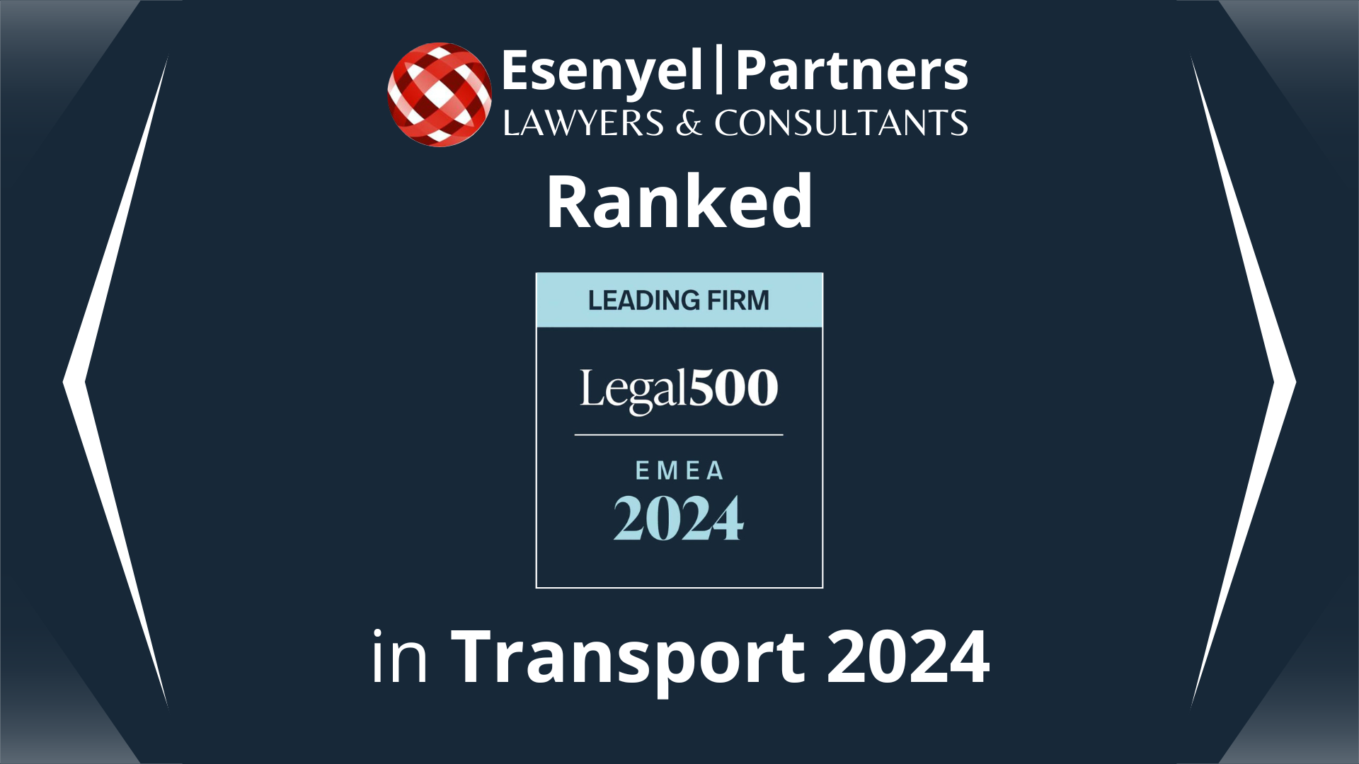 Esenyel I Partners has successfully become one of the leading law firms in Türkiye ranked in Legal 500!